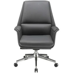 Porto Medium Back Bonded Leather Manager Chair -Office Chair Sales 104311
