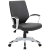 Jupiter Medium Back Bonded Leather Office Chairs