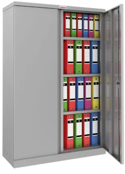 Phoenix SCL Series Steel Storage Cupboards - 2 Door 3 Shelf With Key Lock