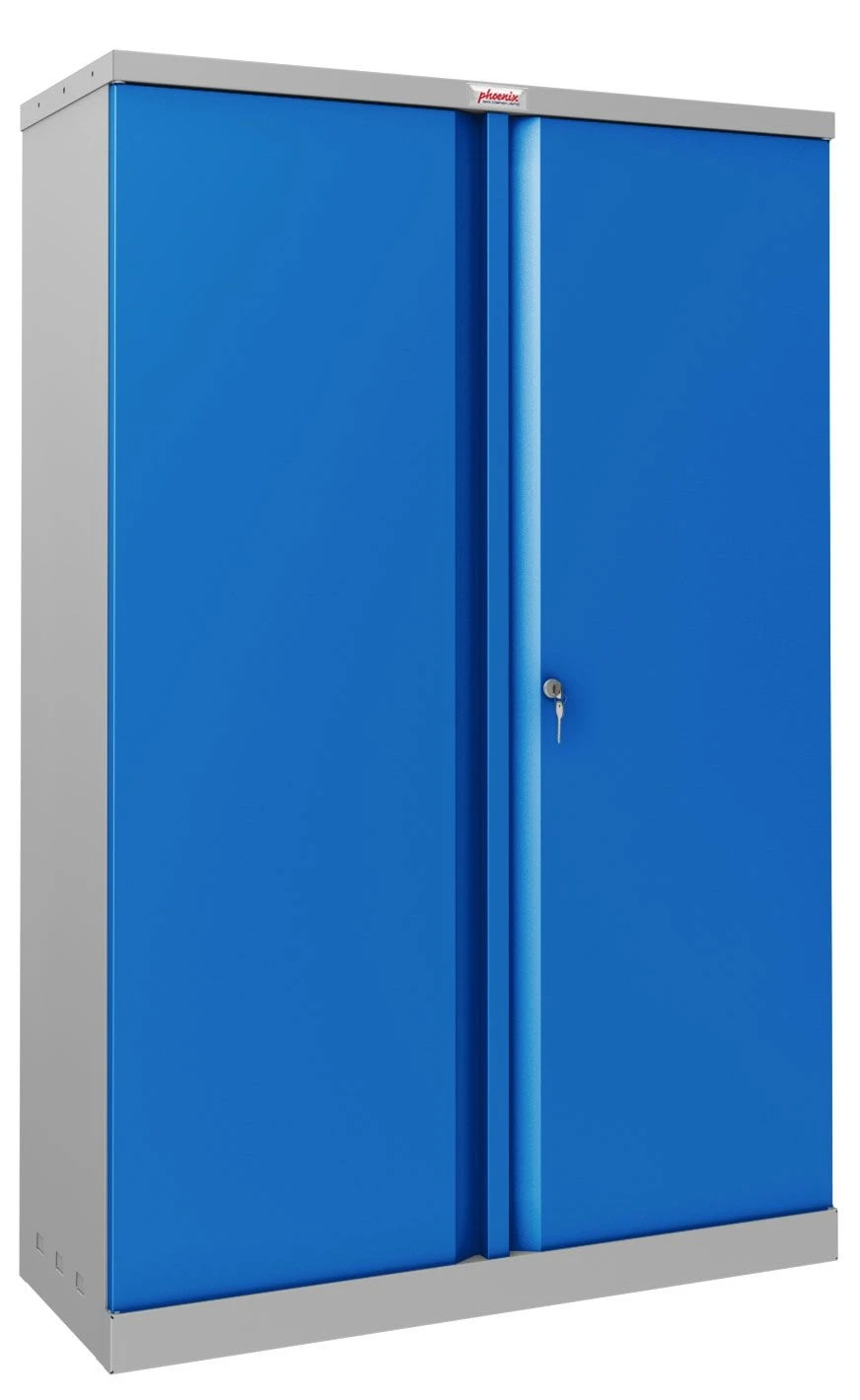 Phoenix SCL Series Steel Storage Cupboards - 2 Door 3 Shelf With Key Lock 2 Phoenix SCL Series Steel Storage Cupboards - 2 Door 3 Shelf With Key Lock - Image 2