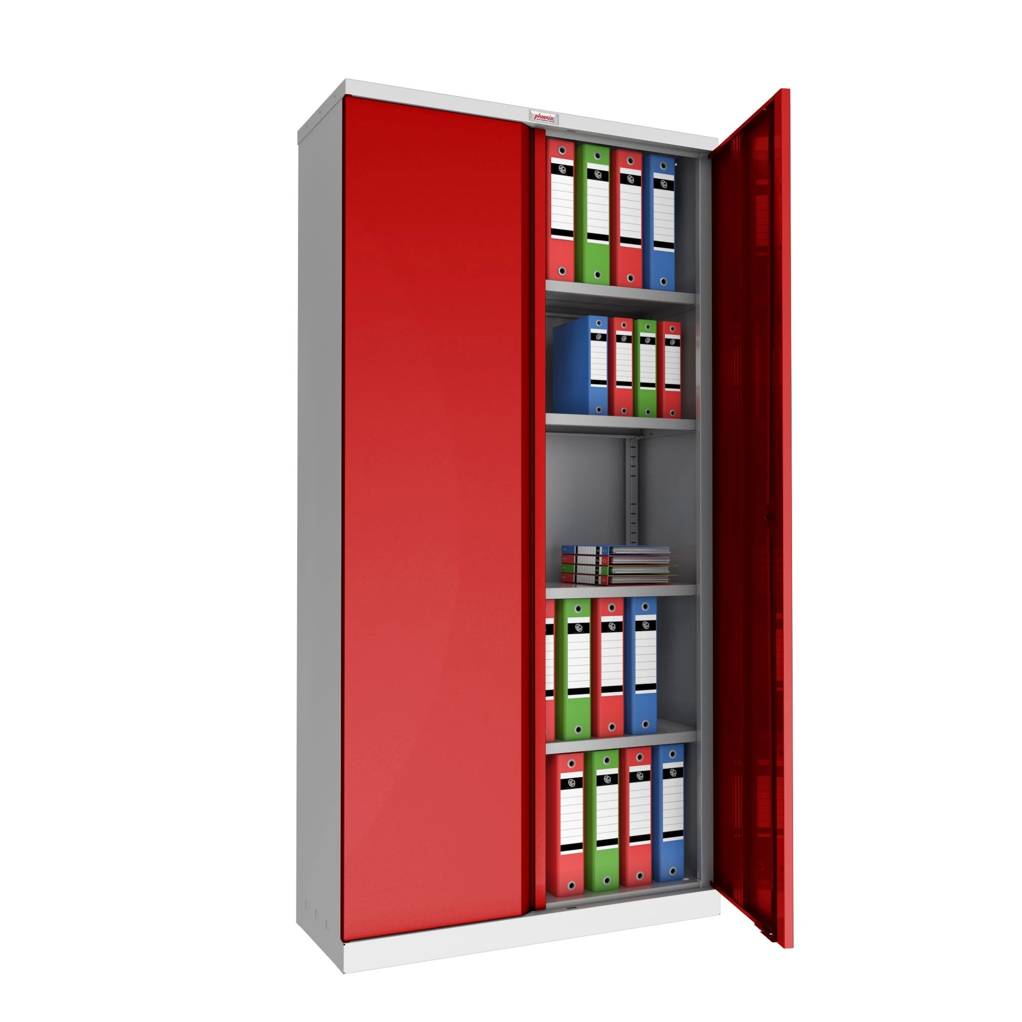 Phoenix SCL Series Steel Storage Cupboards - 2 Door 4 Shelf With Key Lock 5 Phoenix SCL Series Steel Storage Cupboards - 2 Door 4 Shelf With Key Lock - Image 5