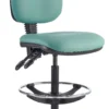 Kirby Medium Back Draughtsman Chair Lexaire Vinyl