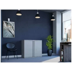 Phoenix SC Series Steel Storage Cupboards - 2 Door 1 Shelf With Key Lock -Office Chair Sales 104788