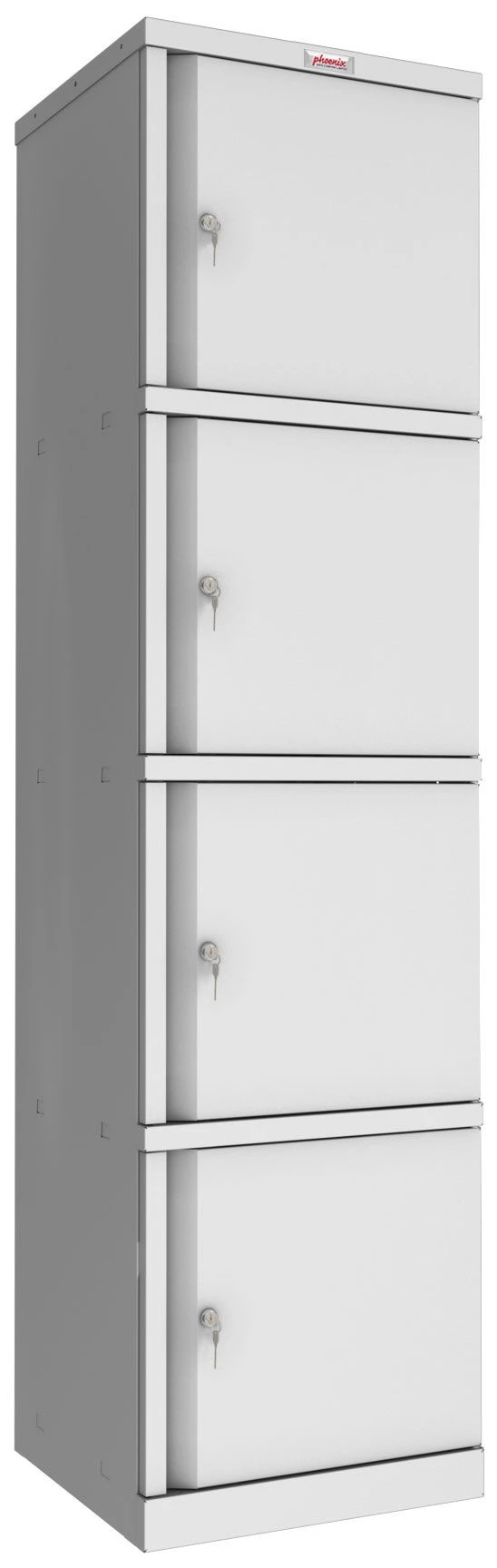 Phoenix SC Series Steel Storage Cupboards - 4 Door Cupboard With Key Lock 1 Phoenix SC Series Steel Storage Cupboards - 4 Door Cupboard With Key Lock