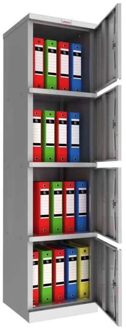 Phoenix SC Series Steel Storage Cupboards - 4 Door Cupboard With Key Lock 7 Phoenix SC Series Steel Storage Cupboards - 4 Door Cupboard With Key Lock -Office Chair Sales 104799