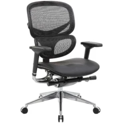 InSync 24 Hour Mesh Office Chair With Leather Seat