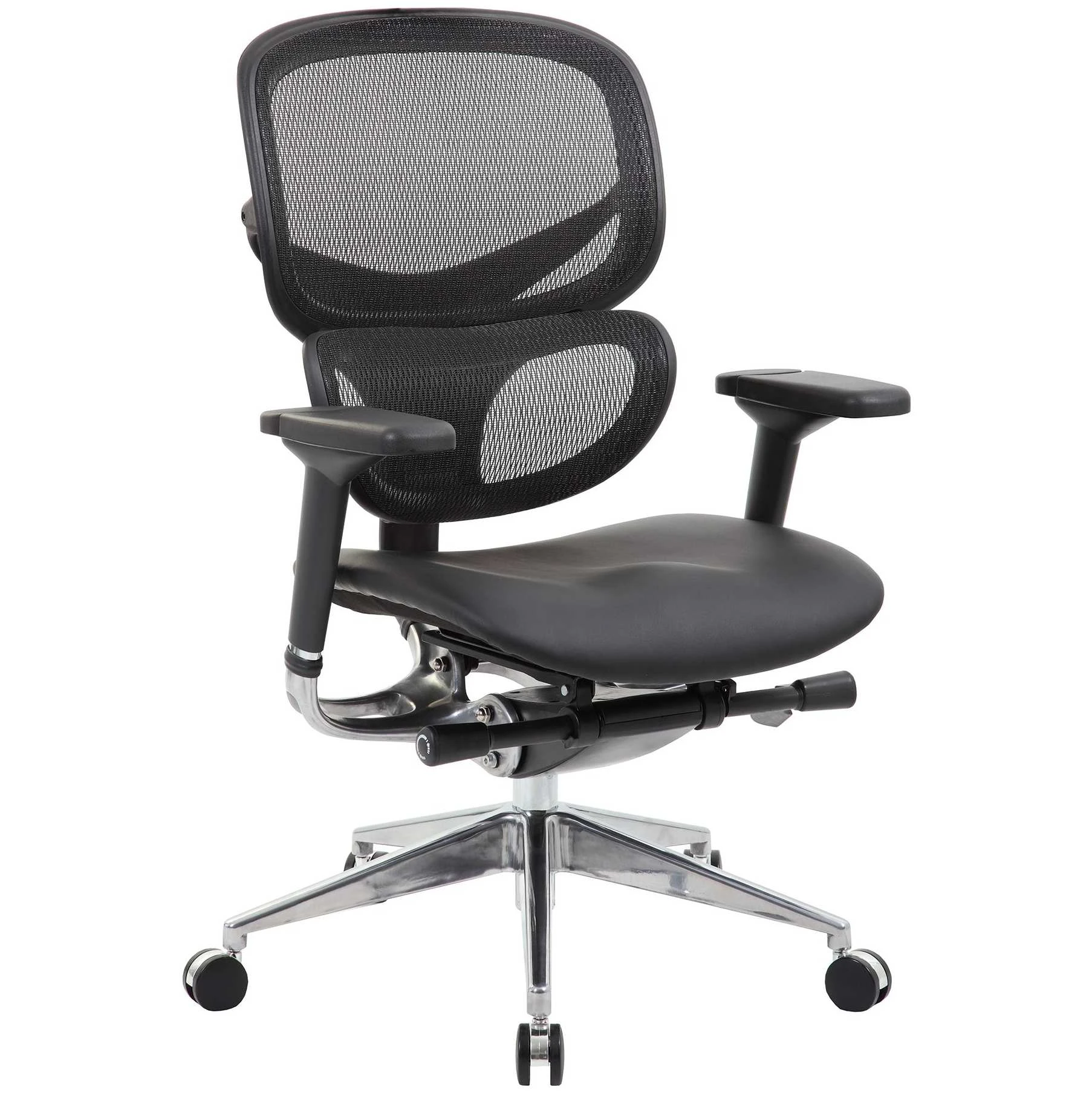 InSync 24 Hour Mesh Office Chair With Leather Seat 1 InSync 24 Hour Mesh Office Chair With Leather Seat