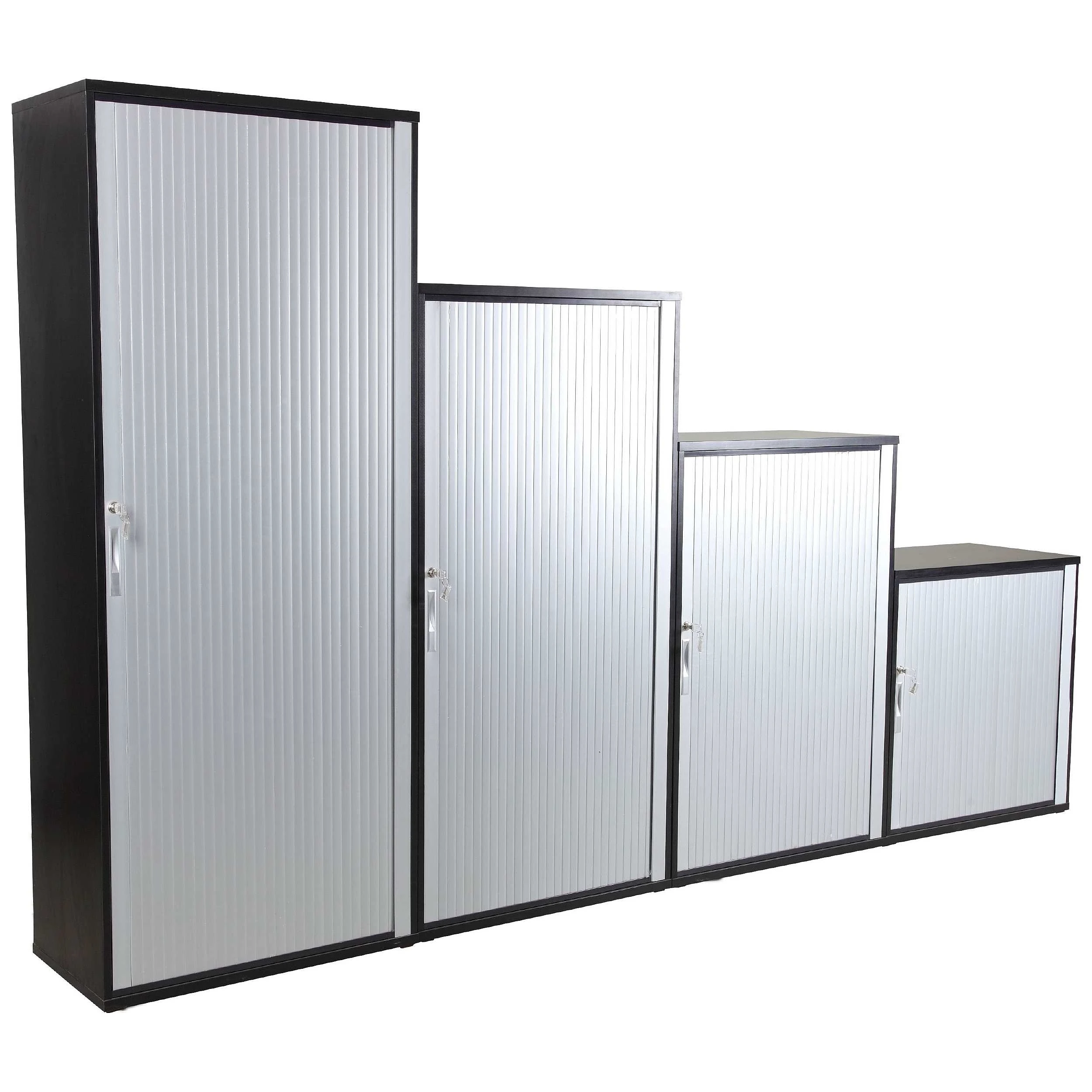 Karbon Tambour Door Wooden Office Cupboards 4 Karbon Tambour Door Wooden Office Cupboards - Image 4