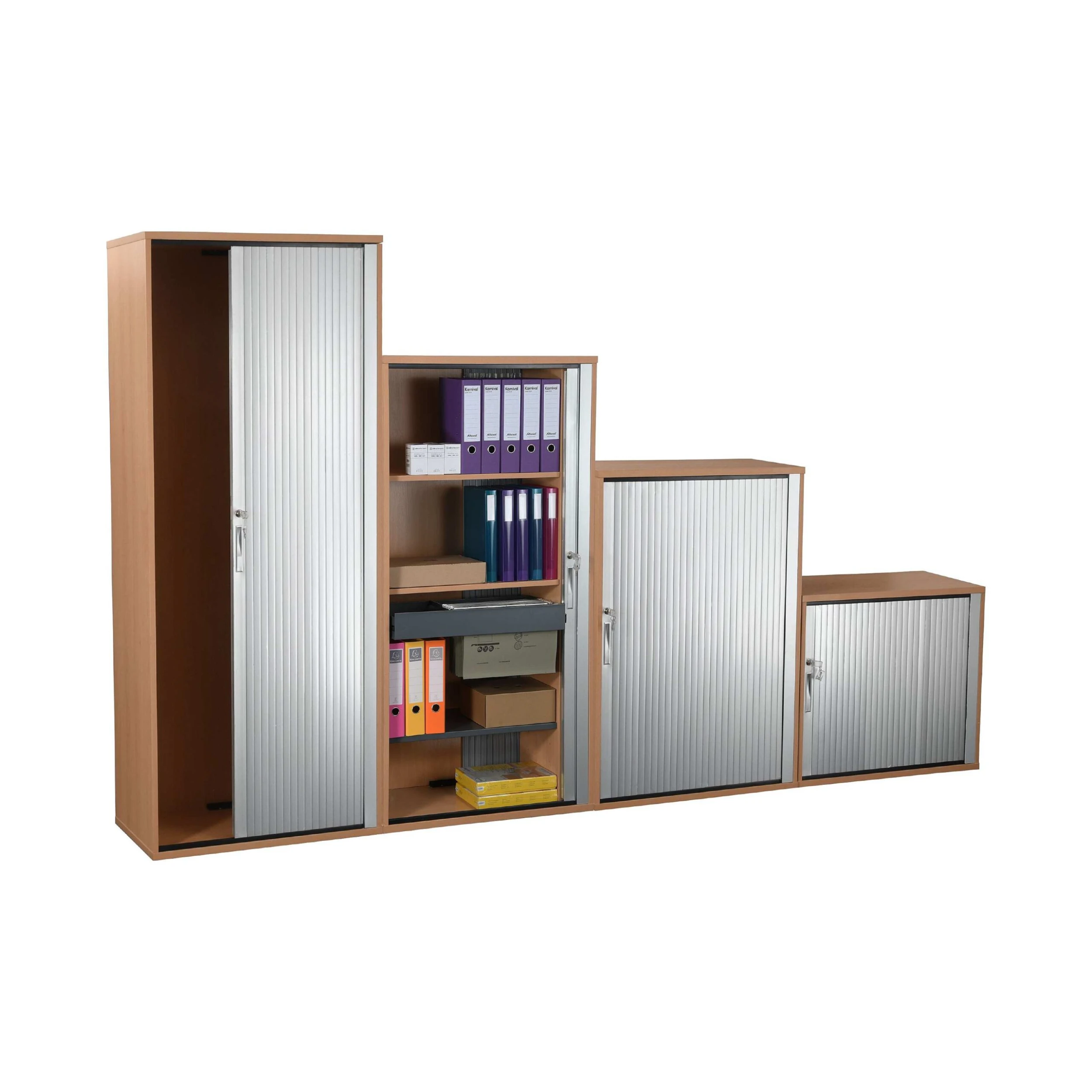 Karbon Tambour Door Wooden Office Cupboards 1 Karbon Tambour Door Wooden Office Cupboards