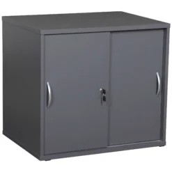Karbon Desk High Sliding Door Cupboard -Office Chair Sales 107117