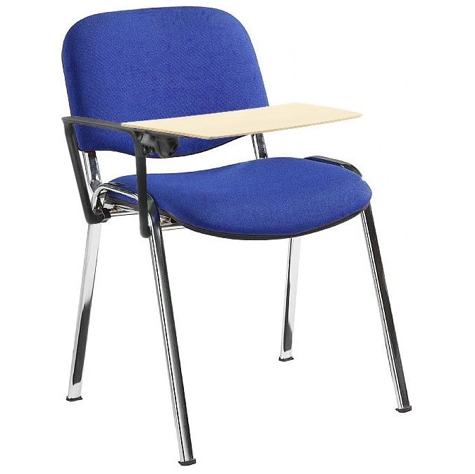 Swift Chrome Frame Conference Chairs With Wooden Writing Tablet (4 Pack) 1 Swift Chrome Frame Conference Chairs With Wooden Writing Tablet (4 Pack)