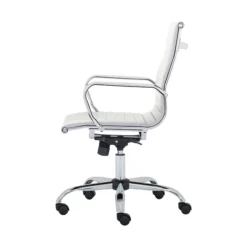 Chase White Bonded Leather Office Chair -Office Chair Sales 109912 scaled
