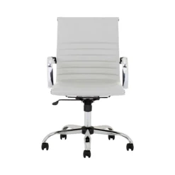 Chase White Bonded Leather Office Chair -Office Chair Sales 109913 scaled