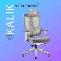 Novigami Kalik Grey Mesh Back Office Chair -Office Chair Sales 110044