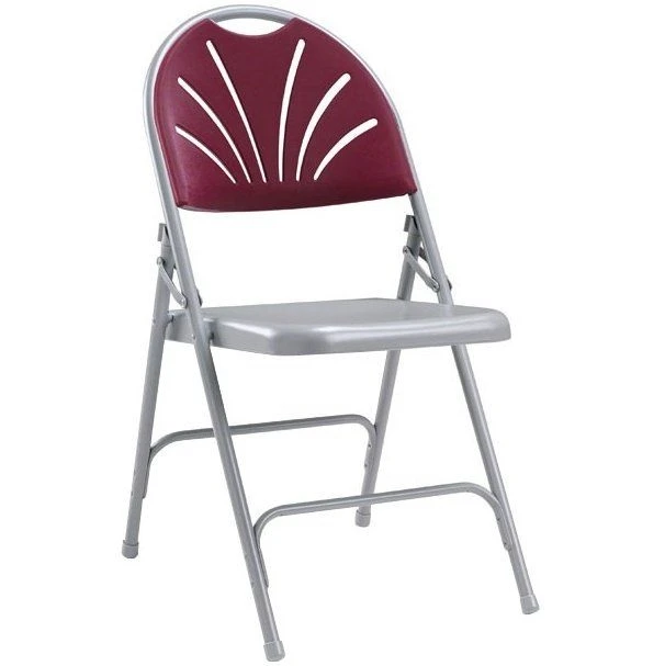 Fan Back Steel Folding Chair (Pack Of 4) 1 Fan Back Steel Folding Chair (Pack Of 4)