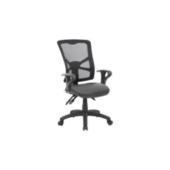 Comfort Ergo 3-Lever Mesh And Leather Operator Chair -Office Chair Sales 110885 scaled