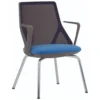 Pledge Cicero Black Stacking Visitor Chair