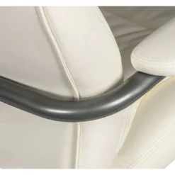 Goliath Bariatric 24 Hour 27 Stone White Leather Faced Manager Chair -Office Chair Sales 115306