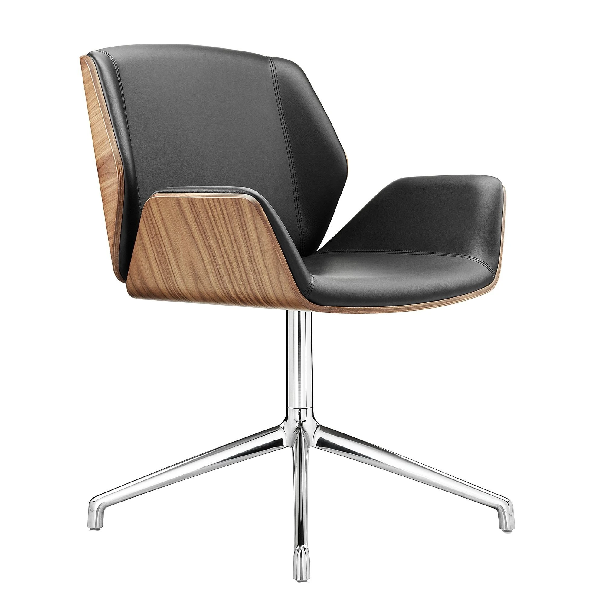 Boss Design Low Back Kruze Lounge Chair Wood Veneer 1 Boss Design Low Back Kruze Lounge Chair Wood Veneer