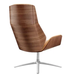 Boss Design Kruze Lounge Chair With Wood Veneer -Office Chair Sales 116289