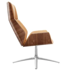 Boss Design Kruze Lounge Chair With Wood Veneer -Office Chair Sales 116290