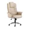 Windsor Cream Enviro Leather Faced Manager Armchair